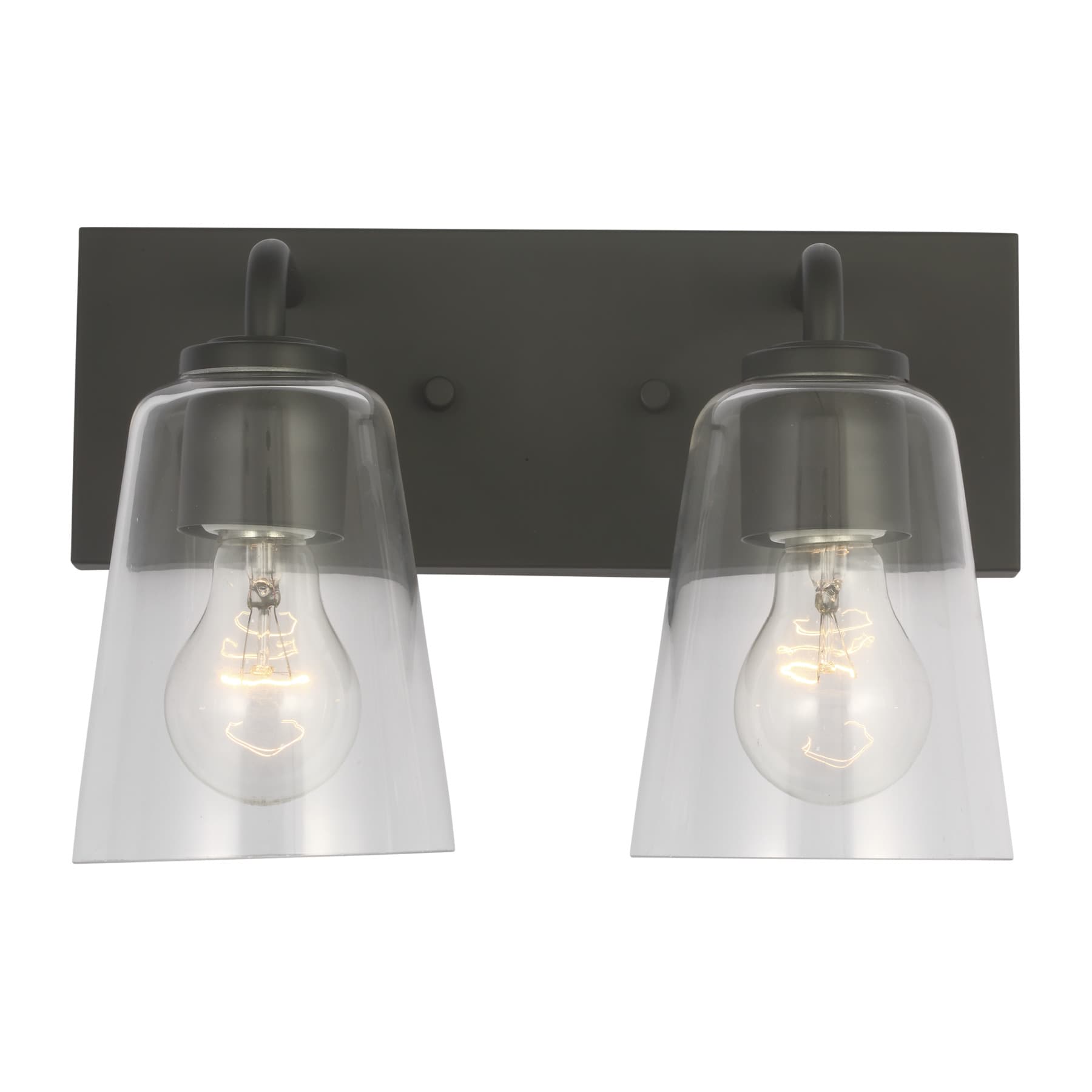 Miles Medium Clear Glass Vanity