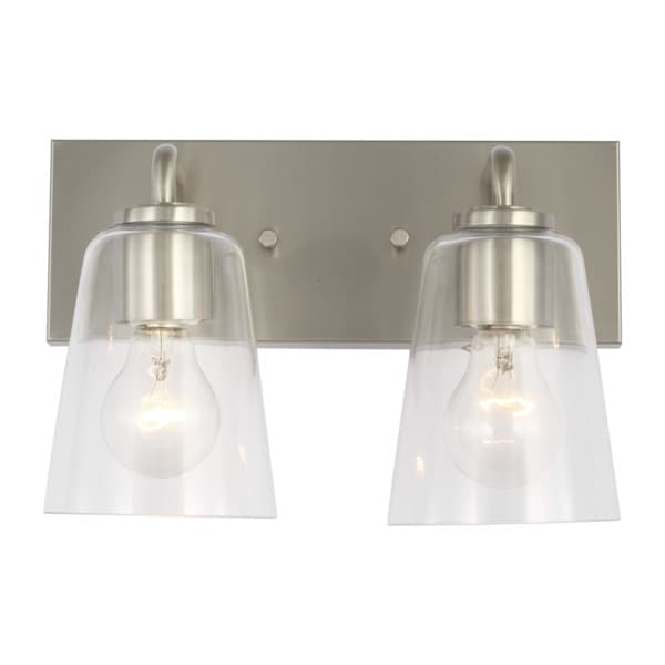 Miles Medium Clear Glass Vanity